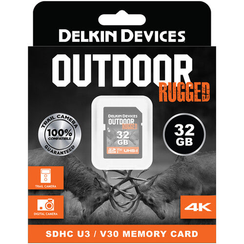 Delkin Devices 32GB Tarjeta de Memoria UHS-I SDHC 90MB/s Resistente