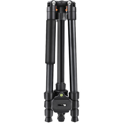 K&F Concept Trípode de Viaje de Aluminio con Cabezal esférico capacidad 10kg altura 17 3 a 64 1 pulgadas