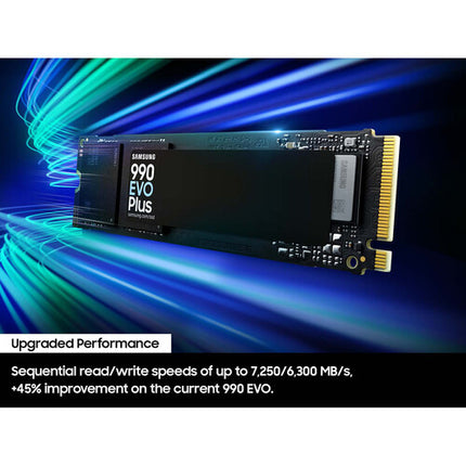 Samsung 2TB 990 EVO Plus PCIe 5.0 SSD Interna M2 2280 7250MBs Lectura