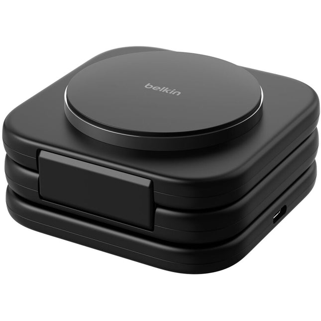 Belkin BoostCharge Pro 3 en 1 Base de Carga Inalámbrica 15W Compacta Plegable con Estuche de Viaje