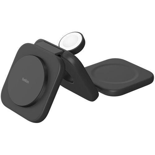 Belkin BoostCharge Pro 3 en 1 Base de Carga Inalámbrica 15W Compacta Plegable con Estuche de Viaje