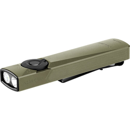 Olight Arkfeld Ultra Linterna con Láser Verde 1400 Lúmenes Luz UV 900mW Cable Magnético