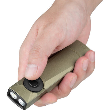 Olight Arkfeld Ultra Linterna con Láser Verde 1400 Lúmenes Luz UV 900mW Cable Magnético
