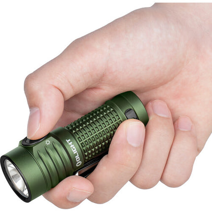 Olight Baton Turbo Linterna Recargable Verde OD 1000 lúmenes 50 días batería 18350