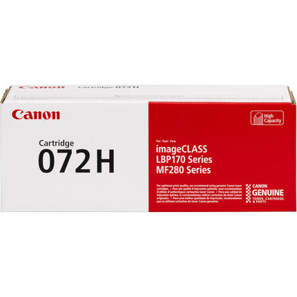 Canon 072H Cartucho de Tóner Negro Alta Capacidad 4100 Páginas para MF280 y LBP172dw