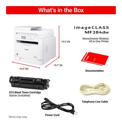 Canon imageCLASS MF284dw Impresora Láser Monocromo 35 ppm 250 Hojas