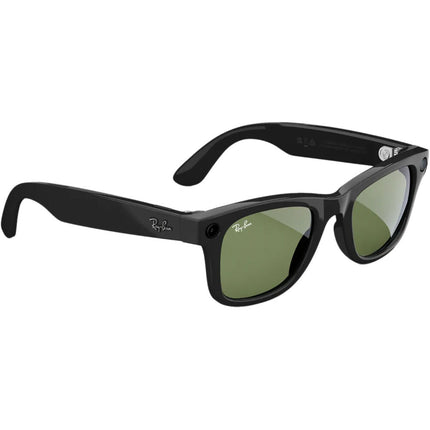 Meta Ray-Ban Wayfarer Gafas Negro Brillo 12MP 32GB con Estuche Carga