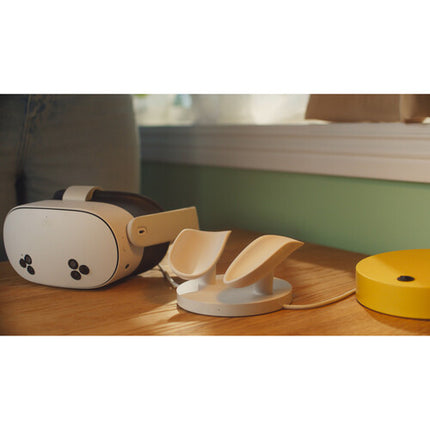Meta Compact Charging Dock para Quest 3 3S Carga Inalámbrica y 2 Baterías Li-Ion
