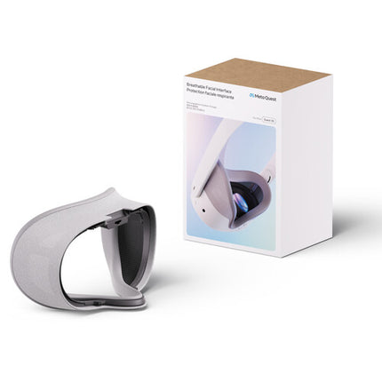 Meta Facial Interface Transpirable para Quest 3S Ventilación y Comodidad