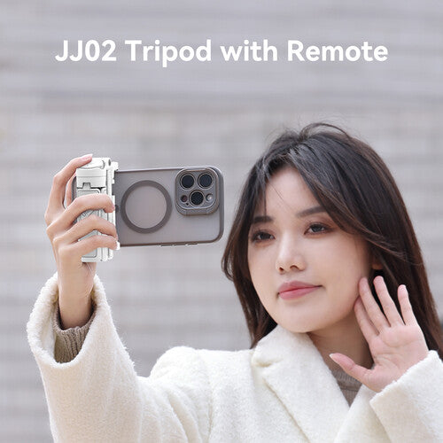 Ulanzi JJ02 Trípode para Smartphone con Mando Blanco Altura 22 a 36 cm Capacidad 0.5 kg