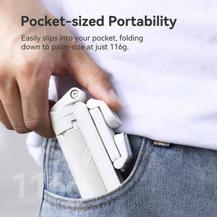Ulanzi JJ02 Trípode para Smartphone con Mando Blanco Altura 22 a 36 cm Capacidad 0.5 kg