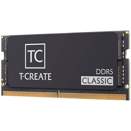 TEAMGROUP T-Create Classic DDR5 16GB 5600 MHz Módulo de Memoria SO-DIMM Negro