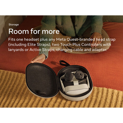 Funda Meta Carrying Case para Quest 3 3S con espacio para controles y cables