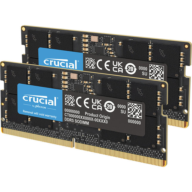 Crucial 64GB DDR5 4800 MHz Memoria SO-DIMM 262 Pines Kit 2x32GB