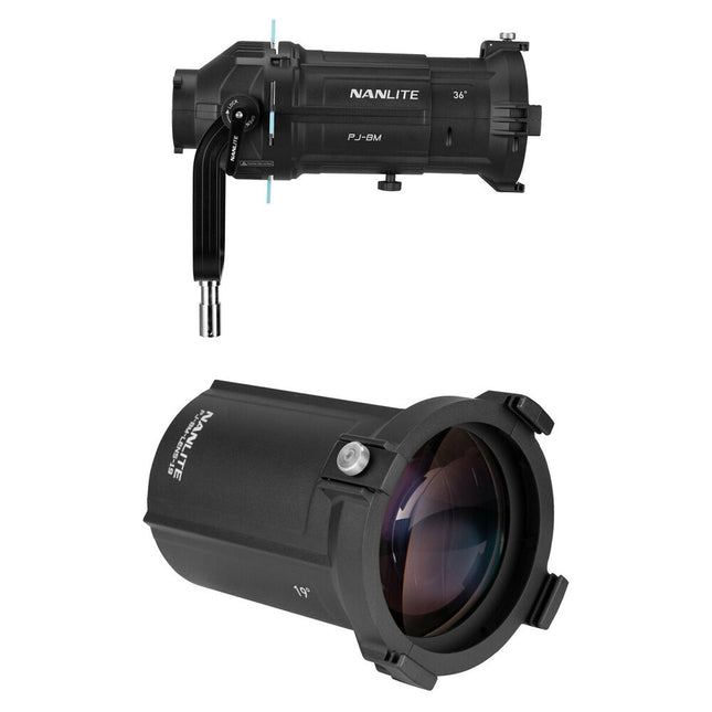 Nanlite Kit de lentes de proyección para Bowens Montura con 36 y 19 grados