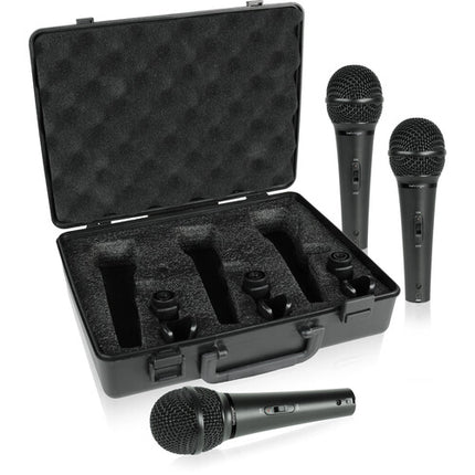 Behringer XM1800S Micrófono Dinámico Vocal Instrumento 3-Pack 80Hz-15kHz Supercardioide