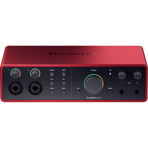 Focusrite Scarlett 16i16 Interfaz de Audio USB-C 24-Bit 192kHz 2 Preamp