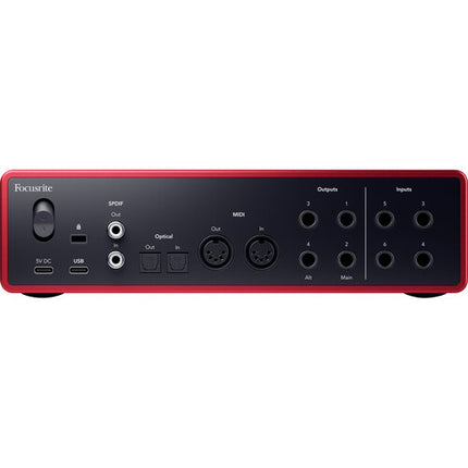 Focusrite Scarlett 16i16 USB-C Interfaz Audio MIDI 24 Bit 192 kHz Kit Estudios