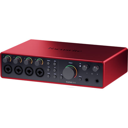 Focusrite Scarlett 18i16 Interfaz de Audio USB C 4 Mic Preamp 192 kHz