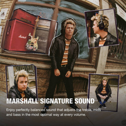 Marshall Monitor III A.N.C Auriculares Inalámbricos Circumaurales Cancelación de Ruido 70 Horas y Estuche