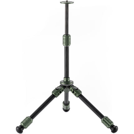 Tilta BT03E trípode de mesa de fibra de carbono con columna extensible capacidad 3 kg altura 27 a 56 cm verde bosque