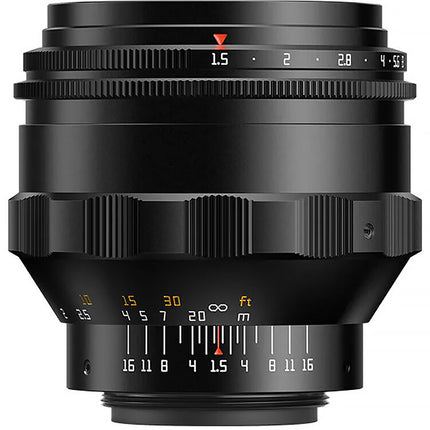 TTArtisan 75mm f1.5 objetivo retrato telefoto con bokeh en espiral M42 negro
