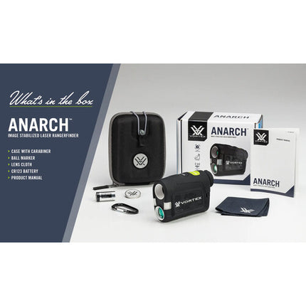 Vortex 6x22 Anarch Medidor Láser Golf 1400 Yardas Estabilización Imagen