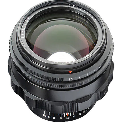 TTArtisan 75mm f1.5 objetivo retrato telefoto con bokeh en espiral M42 negro