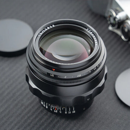 TTArtisan 75mm f1.5 objetivo retrato telefoto con bokeh en espiral M42 negro