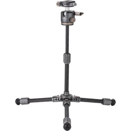 Tilta BT03E trípode de fibra de carbono de mesa con cabezal esférico y columna extensible 10.8 a 21.9 pulgadas capacidad 6.6 lb