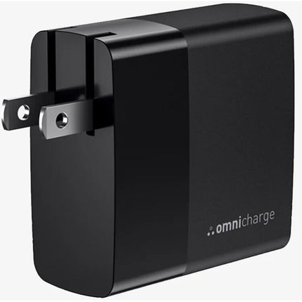 omnicharge Omni GaN 65W Cargador de Pared con 2x USB-C y USB-A