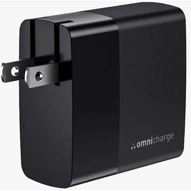 omnicharge Omni GaN 65W Cargador de Pared con 2x USB-C y USB-A