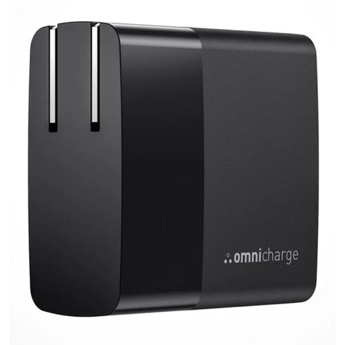 omnicharge Omni GaN 65W Cargador de Pared con 2x USB-C y USB-A