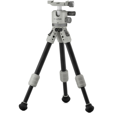 Tilta BT03 Trípode de Mesa de Fibra de Carbono con Cabezal Esférico 13.7 pulgadas Capacidad 3 kg Blanco