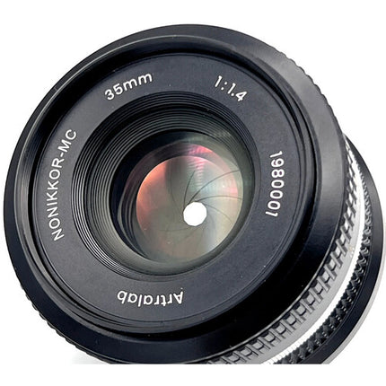 Artra Lab Nonikkor-MC 35mm f/1.4 Lente Angular Manual para FUJIFILM X