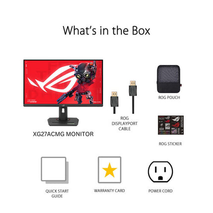 ASUS ROG Strix XG27ACMG Monitor Gaming 27" 1440p 270 Hz HDR 1 ms