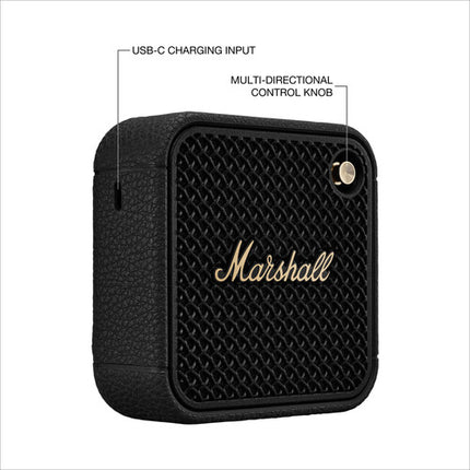 Marshall Willen II Altavoz Bluetooth portátil 38W batería 17h negro y bronce