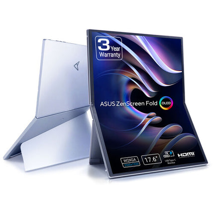 ASUS ZenScreen Fold OLED MQ17QH Monitor portátil 17.3" QHD HDR 500 nits 0.2 ms
