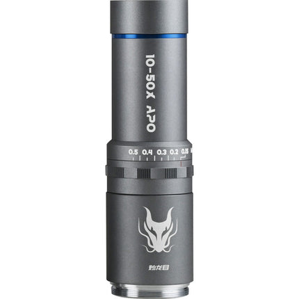 Venus Optics Laowa Aurogon FF 10-50x Lente Supermicro para Canon EF con Tubos Intercambiables y Distancia Focal 20mm