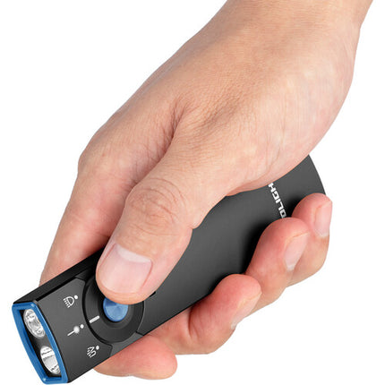 Olight Arkfeld Pro Linterna con LED 1300 lúmenes Luz UV 900mW Cable USB Magnético