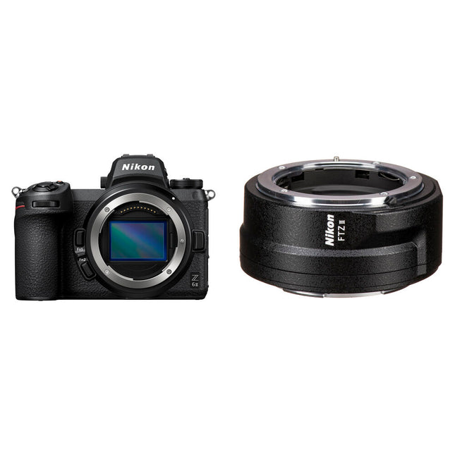 Nikon Z6 II Cámara Sin Espejo 24.5MP UHD 4K30 Adaptador FTZ II