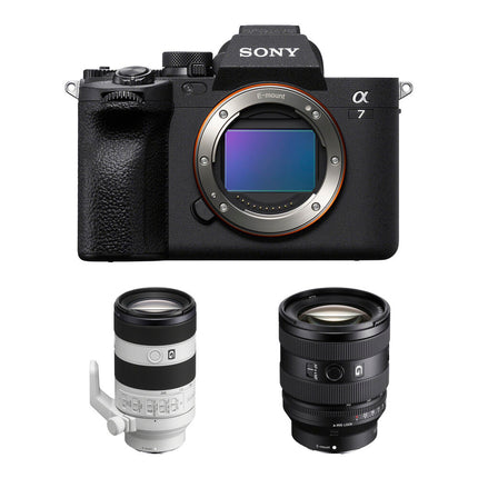 Sony a7 IV Cámara sin Espejo 33MP 4K 60p Kit Lentes 20-70mm 70-200mm