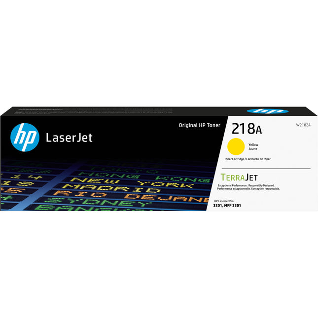 Cartucho Toner Amarillo HP 218A LaserJet Estándar 1200 Páginas