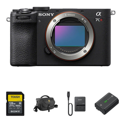Sony a7CR Cámara Sin Espejo 61MP 8fps con Kit Esencial Negro