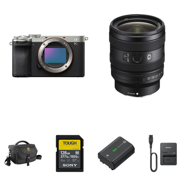 Sony a7CR Cámara sin Espejo 61MP con Lente 24-50mm f/2.8 Kit Completo