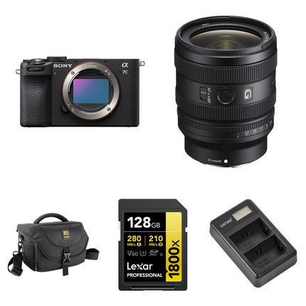 Sony a7C II Cámara sin Espejo con Lente 24-50mm f2.8 y Bolsa Básica