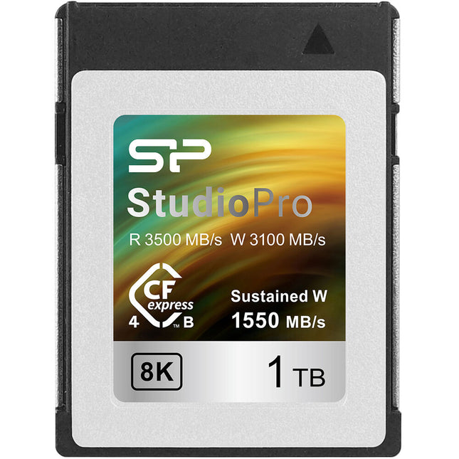 Silicon Power 1TB StudioPro CFexpress 4.0 Tipo B Tarjeta de Memoria PCIe 3500MBs Lectura 3100MBs Escritura
