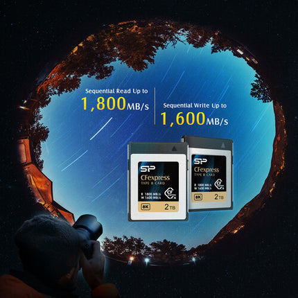 Silicon Power StudioPro Tarjeta de Memoria CFexpress 4.0 Tipo B 512GB 3500MBs lectura 2800MBs escritura