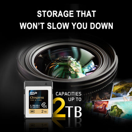 Silicon Power StudioPro Tarjeta de Memoria CFexpress 4.0 Tipo B 512GB 3500MBs lectura 2800MBs escritura