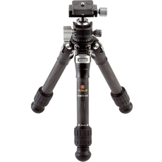 Robus RCMTT-1113 Tripié Mini Fibra Carbono Carga 11 lb Altura 13.4"